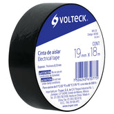 Tape aislane de elecricidad 18m negro voleck